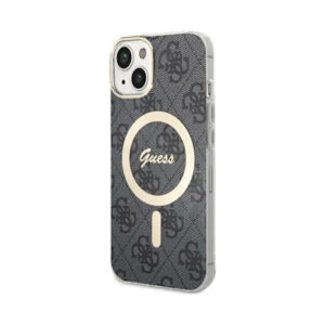 Coque iPhone 14 Guess 4G MagSafe noire