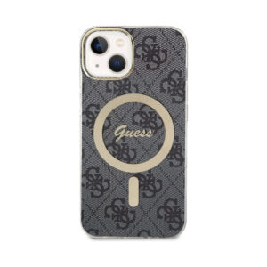 Coque iPhone 14 Guess 4G MagSafe noire — visuel 2