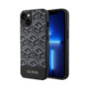 Coque iPhone 14 Guess GCube Stripes MagSafe noire