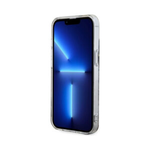 Coque iPhone 14 Guess Leopard MagSafe bleue — visuel 5