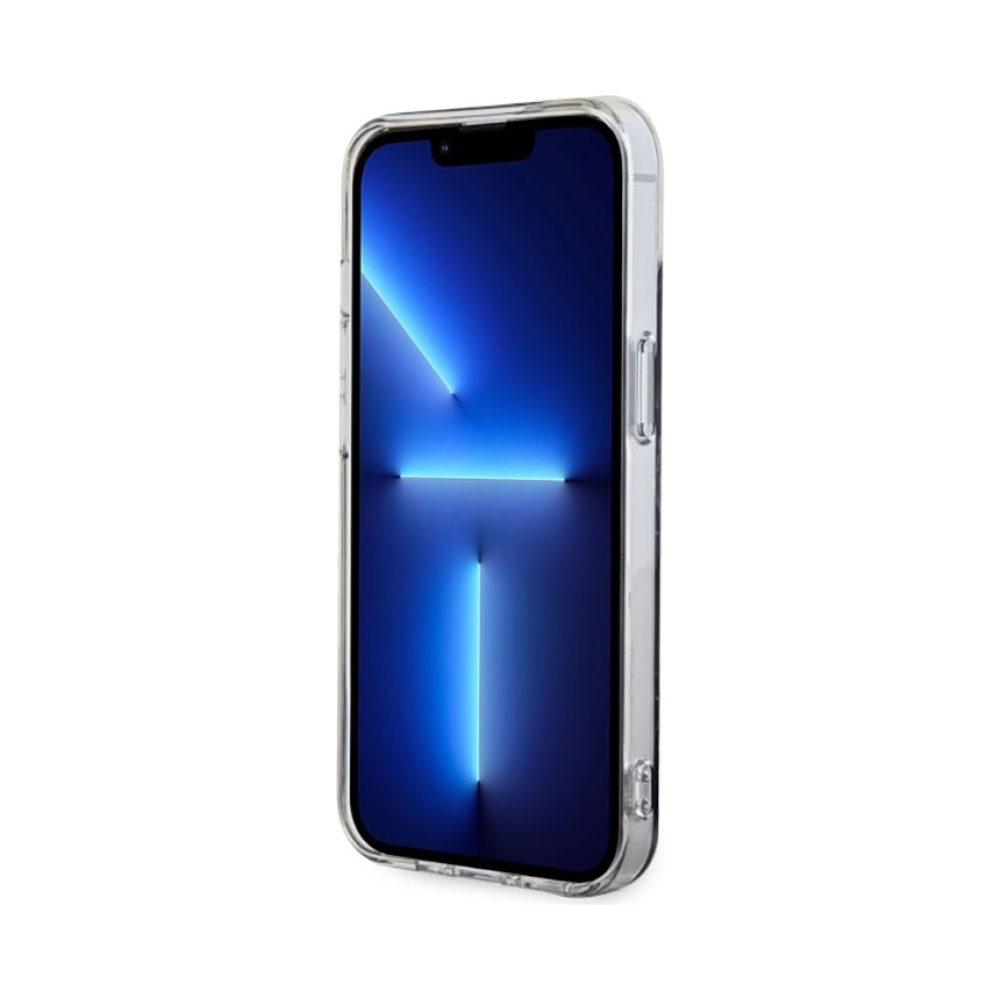 Coque iPhone 14 Guess Marble MagSafe noire — visuel 5