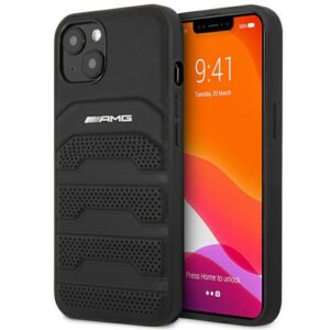 Coque iPhone 14 Plus AMG Debossed Lines noire