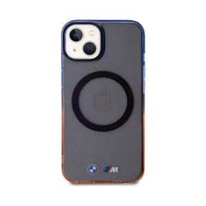 Coque iPhone 14 Plus BMW Gradient Bumper MagSafe grise — visuel 3