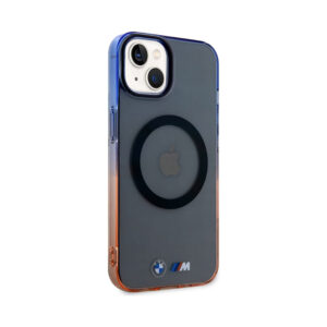 Coque iPhone 14 Plus BMW Gradient Bumper MagSafe grise — visuel 4