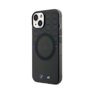 Coque iPhone 14 Plus BMW Pattern MagSafe grise — visuel 2