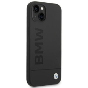 Coque iPhone 14 Plus BMW Silicone Signature Logo MagSafe noire — visuel 5
