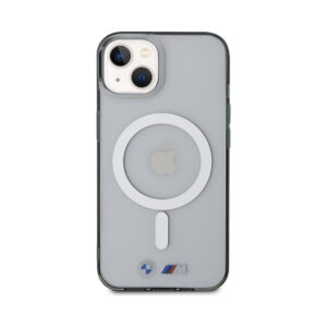 Coque iPhone 14 Plus BMW Silver Ring MagSafe transparente — visuel 3