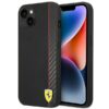 Coque iPhone 14 Plus Ferrari Carbon noire