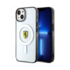 Coque iPhone 14 Plus Ferrari Outline Magsafe transparente