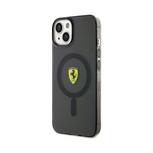 Coque iPhone 14 Plus Ferrari Translucent MagSafe noire — visuel 2