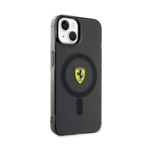 Coque iPhone 14 Plus Ferrari Translucent MagSafe noire — visuel 4