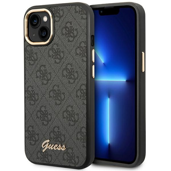 Coque iPhone 14 Plus Guess 4G Metal Camera Outline Case noire