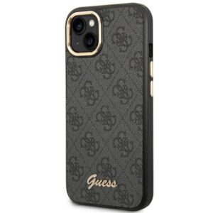 Coque iPhone 14 Plus Guess 4G Metal Camera Outline Case noire — visuel 2