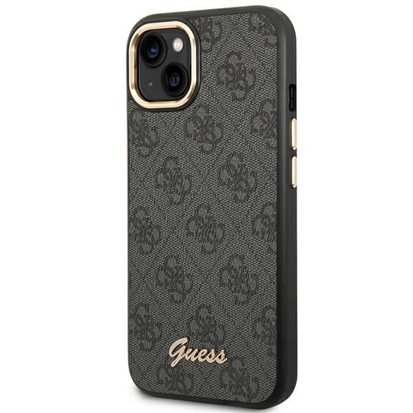 Coque iPhone 14 Plus Guess 4G Metal Camera Outline Case noire — visuel 2