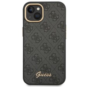Coque iPhone 14 Plus Guess 4G Metal Camera Outline Case noire — visuel 3