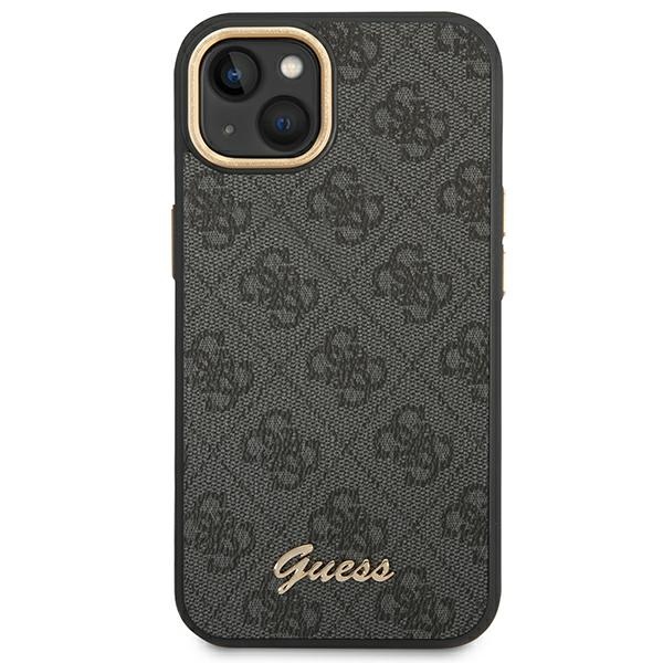 Coque iPhone 14 Plus Guess 4G Metal Camera Outline Case noire — visuel 3