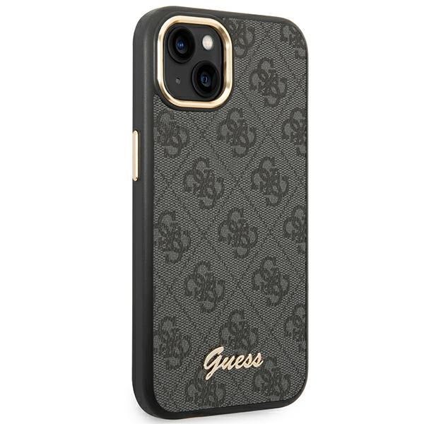 Coque iPhone 14 Plus Guess 4G Metal Camera Outline Case noire — visuel 4
