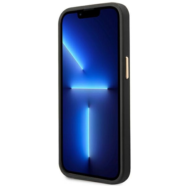 Coque iPhone 14 Plus Guess 4G Metal Camera Outline Case noire — visuel 5