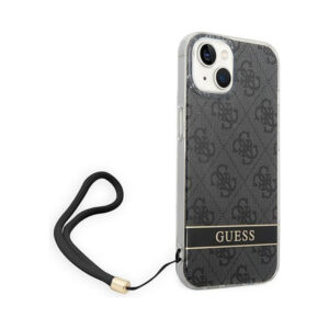 Coque iPhone 14 Plus Guess 4G Print Cord noire — visuel 2
