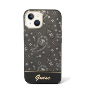 Coque iPhone 14 Plus Guess Bandana Paisley noire — visuel 3