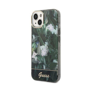 Coque iPhone 14 Plus Guess Jungle Case verte — visuel 2