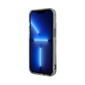 Coque iPhone 14 Plus Guess Porcelain Collection grise — visuel 5