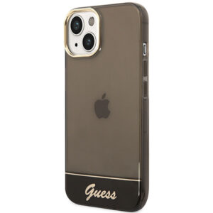 Coque iPhone 14 Plus Guess Translucent noire — visuel 2