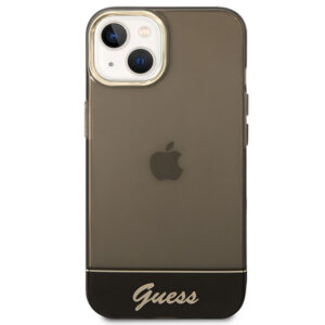 Coque iPhone 14 Plus Guess Translucent noire — visuel 3