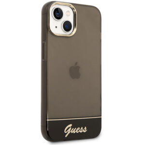 Coque iPhone 14 Plus Guess Translucent noire — visuel 4