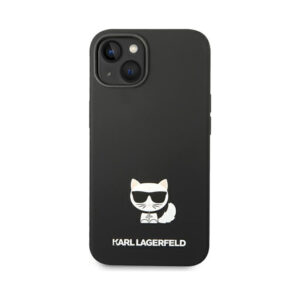 Coque iPhone 14 Plus Karl Lagerfeld Choupette Body noire — visuel 3