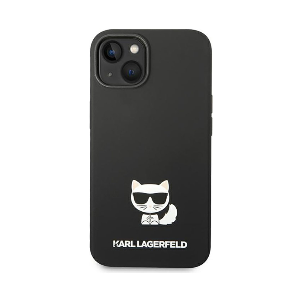Coque iPhone 14 Plus Karl Lagerfeld Choupette Body noire — visuel 3