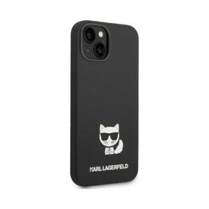 Coque iPhone 14 Plus Karl Lagerfeld Choupette Body noire — visuel 4