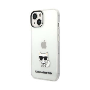 Coque iPhone 14 Plus Karl Lagerfeld Choupette Body transparente — visuel 2