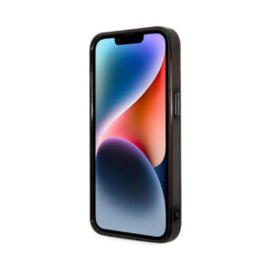 Coque iPhone 14 Plus Karl Lagerfeld Gradient Ikonik Karl & Choupette noire — visuel 5