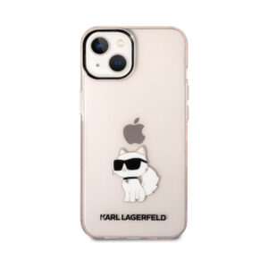 Coque iPhone 14 Plus Karl Lagerfeld IML NFT Choupette rose — visuel 3