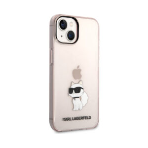 Coque iPhone 14 Plus Karl Lagerfeld IML NFT Choupette rose — visuel 4