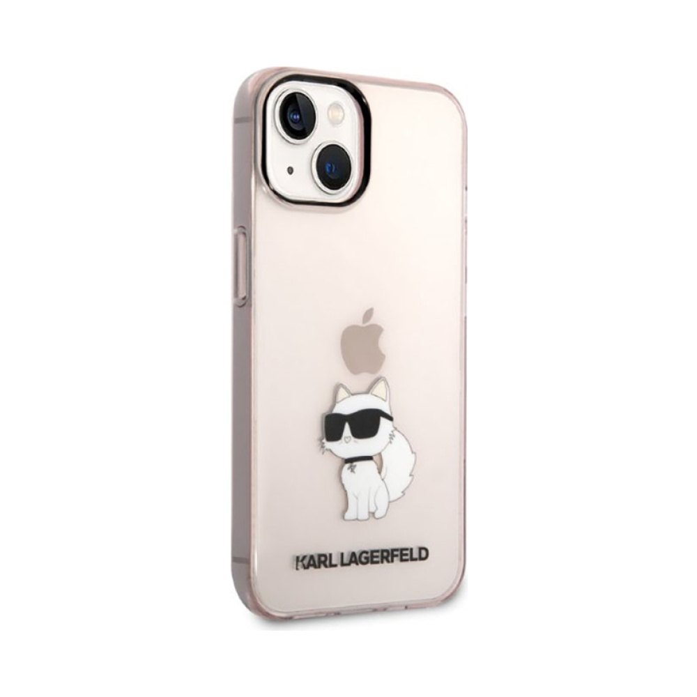 Coque iPhone 14 Plus Karl Lagerfeld IML NFT Choupette rose — visuel 4