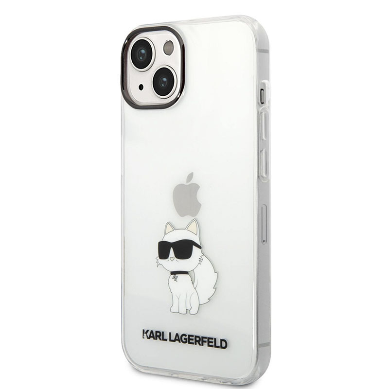 Coque iPhone 14 Plus Karl Lagerfeld IML NFT Choupette transparente