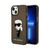 Coque iPhone 14 Plus Karl Lagerfeld IML NFT Ikonik noire