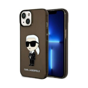 Coque iPhone 14 Plus Karl Lagerfeld IML NFT Ikonik noire