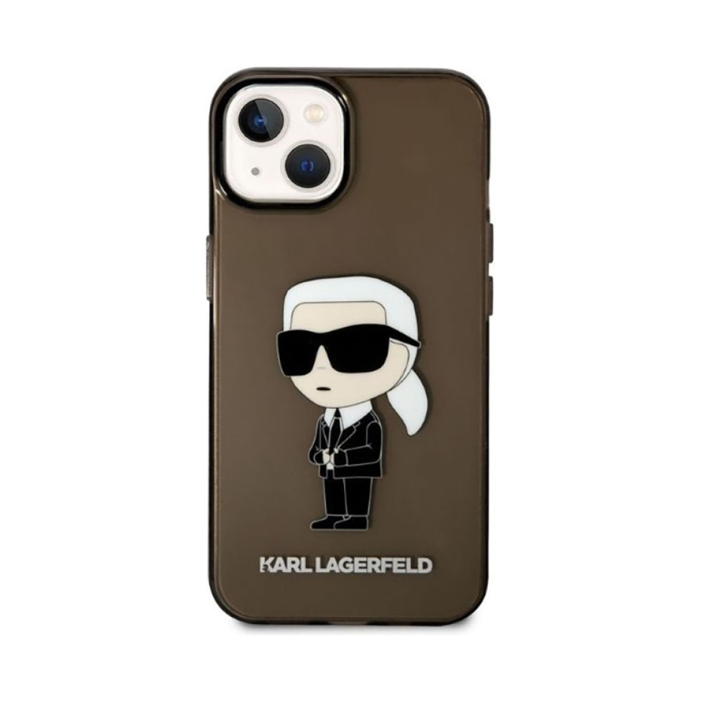 Coque iPhone 14 Plus Karl Lagerfeld IML NFT Ikonik noire — visuel 3