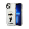 Coque iPhone 14 Plus Karl Lagerfeld IML NFT Ikonik transparente