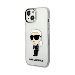 Coque iPhone 14 Plus Karl Lagerfeld IML NFT Ikonik transparente — visuel 2
