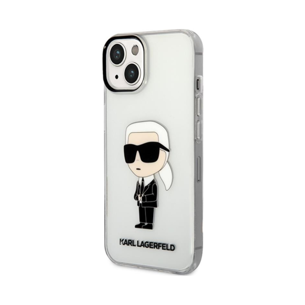 Coque iPhone 14 Plus Karl Lagerfeld IML NFT Ikonik transparente — visuel 2