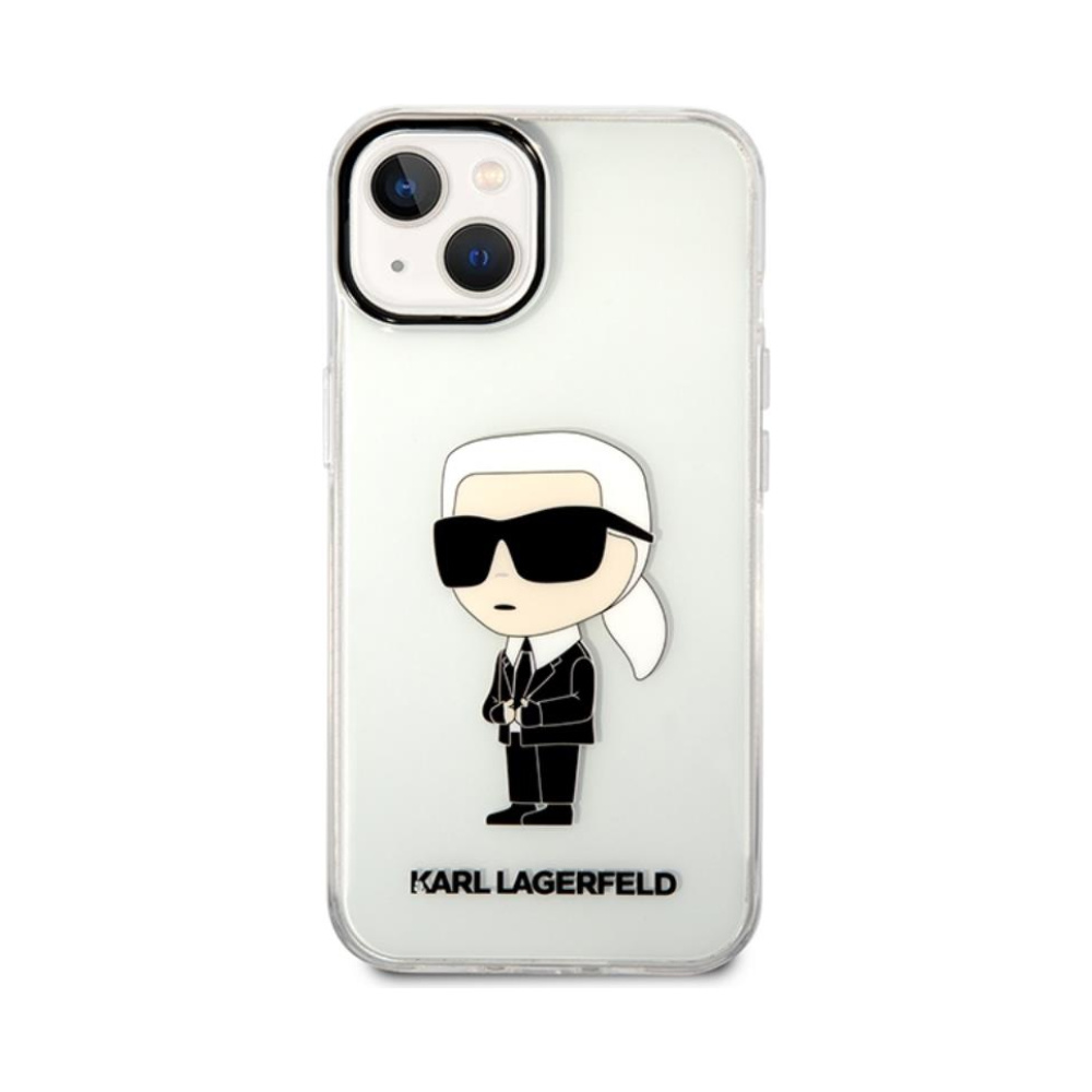 Coque iPhone 14 Plus Karl Lagerfeld IML NFT Ikonik transparente — visuel 3