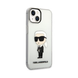 Coque iPhone 14 Plus Karl Lagerfeld IML NFT Ikonik transparente — visuel 4