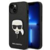 Coque iPhone 14 Plus Karl Lagerfeld Saffiano Karl Head Patch Case noire