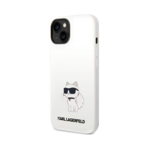 Coque iPhone 14 Plus Karl Lagerfeld Silicone NFT Choupette blanche — visuel 2