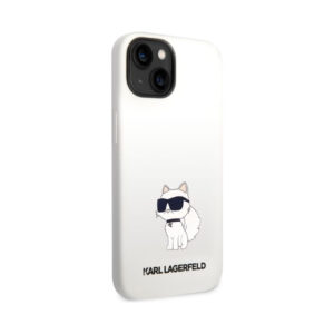 Coque iPhone 14 Plus Karl Lagerfeld Silicone NFT Choupette blanche — visuel 4