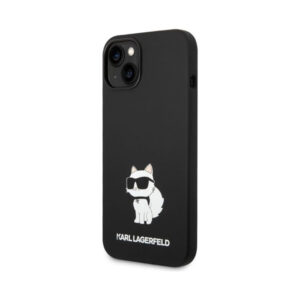 Coque iPhone 14 Plus Karl Lagerfeld Silicone NFT Choupette noire — visuel 2